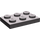 LEGO Gris pierre foncé assiette 2 x 3 (3021)
