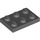 LEGO Dark Stone Gray Plate 2 x 3 (3021)