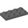LEGO Dark Stone Gray Plate 2 x 4 (3020)