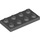 LEGO Dark Stone Gray Plate 2 x 4 (3020)