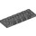 LEGO Dark Stone Gray Plate 2 x 6 x 0.7 with 4 Studs on Side (72132 / 87609)