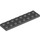 LEGO Dark Stone Gray Plate 2 x 8 (3034)