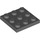 LEGO Dark Stone Gray Plate 3 x 3 (11212)