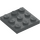 LEGO Dark Stone Gray Plate 3 x 3 (11212)