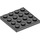 LEGO Dark Stone Gray Plate 4 x 4 (3031)