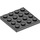 LEGO Gris pierre foncé assiette 4 x 4 (3031)