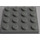 LEGO Dark Stone Gray Plate 4 x 4 (3031)