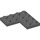 LEGO Dark Stone Gray Plate 4 x 4 Corner (2639)
