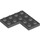 LEGO Dark Stone Gray Plate 4 x 4 Corner (2639)