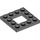 LEGO Donker steengrijs Plaat 4 x 4 met 2 x 2 Open Midden (64799)