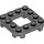LEGO Dark Stone Gray Plate 4 x 4 x 0.7 with Rounded Corners and 2 x 2 Open Center (79387)
