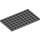 LEGO Dark Stone Gray Plate 6 x 10 (3033)