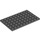 LEGO Dark Stone Gray Plate 6 x 10 (3033)