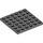 LEGO Dark Stone Gray Plate 6 x 6 (3958)