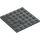 LEGO Dark Stone Gray Plate 6 x 6 (3958)