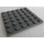 LEGO Dark Stone Gray Plate 6 x 6 (3958)