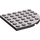 LEGO Dunkles Steingrau Platte 6 x 6 Runden Ecke (6003)