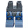 LEGO Dark Stone Gray Pre Vizsla Minifigure Hips and Legs (3815 / 10984)