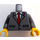 LEGO Donker steengrijs President Business Minifiguur Torso (973 / 76382)