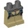 LEGO Dunkles Steingrau Psyclone mit Parachute Rucksack und Attachments Minifigure Hüften und Beine (3815 / 18301)