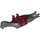 LEGO Dark Stone Gray Pteranodon Body with Dark Red Top (47587 / 98653)