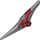 LEGO Dark Stone Gray Pteranodon Head (21092 / 37999)