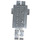 LEGO Dark Stone Gray Pullback Motor 4 x 8 x 2.33 (47715 / 49197)