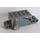 LEGO Dunkles Steingrau Pullback Motor 4 x 8 x 2.33 mit &#039;18&#039;, Blau Line (Both Seiten) Aufkleber (47715)