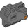 LEGO Dark Stone Gray Pullback Motor 6 x 3 x 5 (12799)