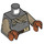 LEGO Dunkles Steingrau Quarren Minifig Torso (973 / 76382)