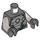 LEGO Dark Stone Gray Reinhardt Minifig Torso (973 / 76382)
