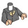 LEGO Dark Stone Gray Remus Lupin Minifig Torso (973 / 76382)