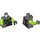 LEGO Donker Steengrijs Retox Minifig Torso (973 / 76382)