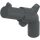 LEGO Dark Stone Gray Revolver with Large Barrel (Hollow Handle) (77078)