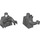 LEGO Dark Stone Gray Rhino Minifig Torso (973 / 76382)