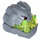 LEGO Dark Stone Gray Rock Monster Head (85043)