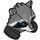 LEGO Dark Stone Gray Rocket Raccoon Minifigure Head (45808)