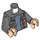 LEGO Dark Stone Gray Ron Weasley Minifig Torso (973 / 76382)