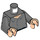LEGO Dark Stone Gray Ross Geller Minifig Torso (973 / 76382)