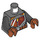 LEGO Dark Stone Gray Sabine Wren Minifig Torso (973 / 76382)