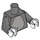 LEGO Dark Stone Gray Scratchy Minifig Torso (973 / 88585)