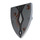 LEGO Dark Stone Gray Shield - Triangular with Diamonds and Mud Spots (3846 / 14683)