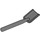 LEGO Dark Stone Gray Shovel (Round Stem End) (3837)