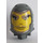 LEGO Dark Stone Gray Sir Danju Large Figure Head (50648)