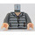 LEGO Grigio pietra scuro Sirius Nero Busto con Dark Stone Braccia e Chiaro Carne Mani (973)