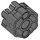 LEGO Dark Stone Gray Six Shooter Housing Angled Barrels (18588)