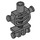 LEGO Dunkles Steingrau Skelett Körper mit Schulter Rods (60115 / 78132)