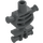 LEGO Dark Stone Gray Skeleton Torso with Rounded Ribs with Thick Shoulder Pins (60115 / 78132)