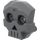 LEGO Gris pierre foncé Skull avec Deux Pins (47990)