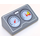 LEGO Dark Stone Gray Slope 1 x 2 (31°) with Two Gauges (24741)